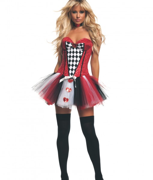 Women's Feisty Queen of Hearts Costume