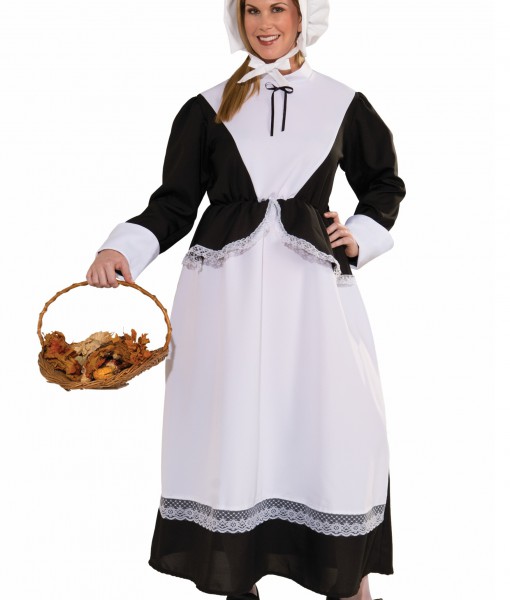Plus Size Pilgrim Woman Costume