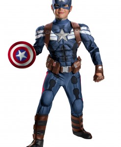 Boys Stealth Captain America Movie 2 Prestige Costume