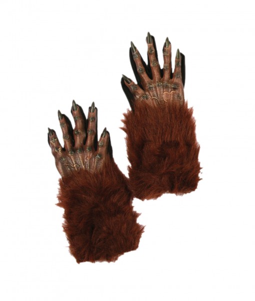 Brown Werewolf Gloves