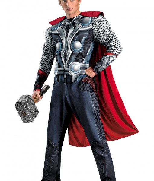 Plus Size Avengers Thor Muscle Costume