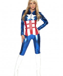 Womens Sexy American Hero Costume