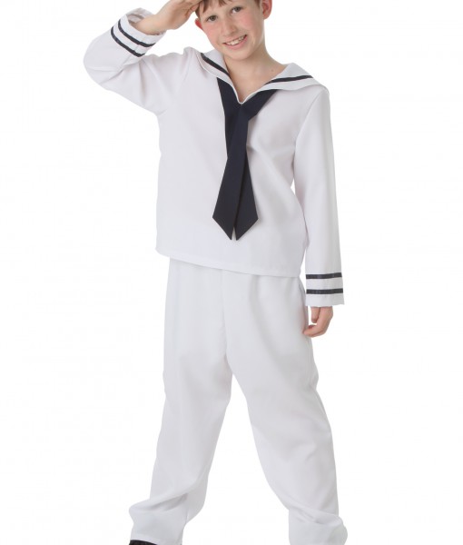 Child White Sailor Costume