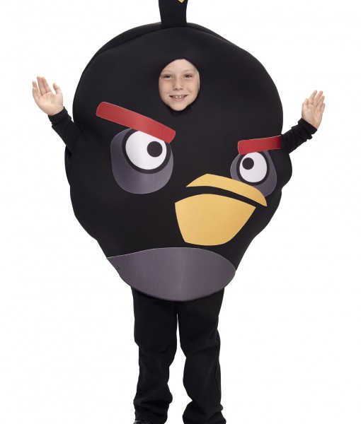 Kids Black Angry Bird Costume