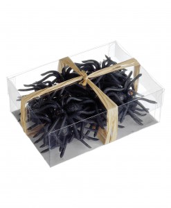 24 Rubber Spiders in a Box