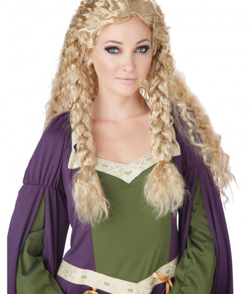 Blonde Viking Princess Wig