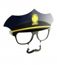 Police Mustache Glasses