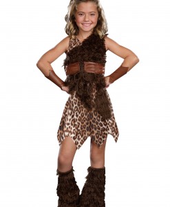 Child Cave Girl Cutie Costume