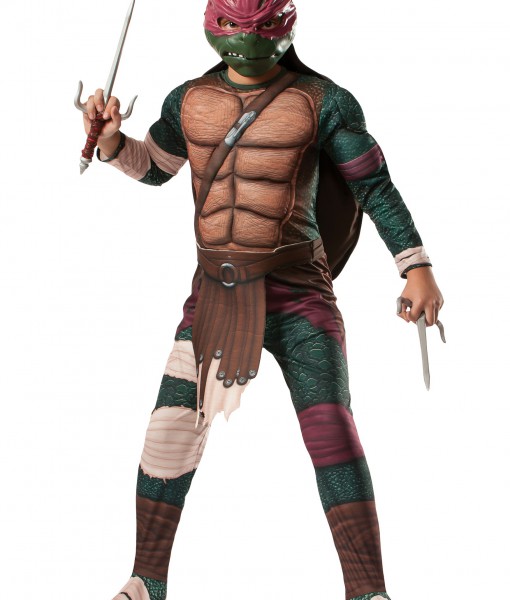 Ninja Turtle Movie Child Deluxe Raphael Costume
