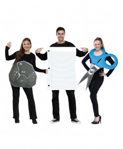 Rock, Paper, Scissors Adult Costume