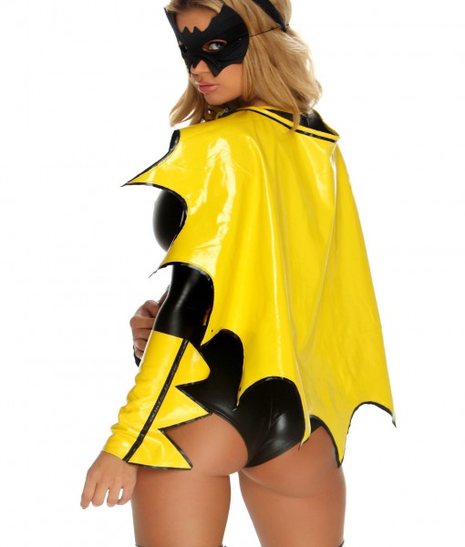 Reversible Black & Yellow Superhero Cape
