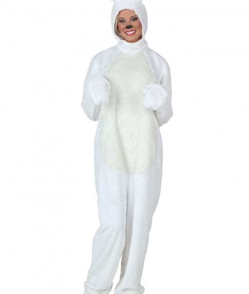 Plus Size White Bunny Costume