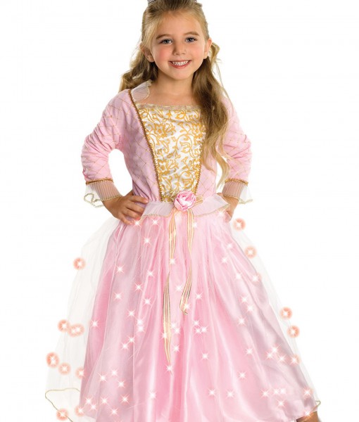 Girls Rose Princess Costume