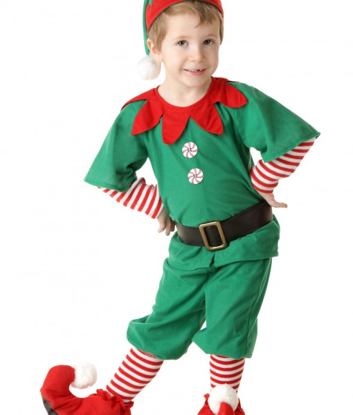 Toddler Happy Christmas Elf Costume