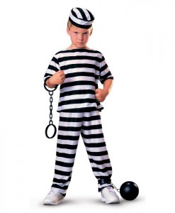 Jailbird Child Costume