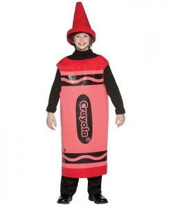 Red Crayola Crayon Tween Costume