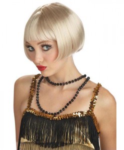 Flirty Flapper Wig - Blonde