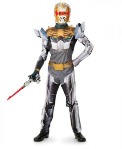 Robo Knight Power Ranger Megaforce Muscle Chest Child Costume
