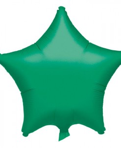 19 Green Star Foil Balloon