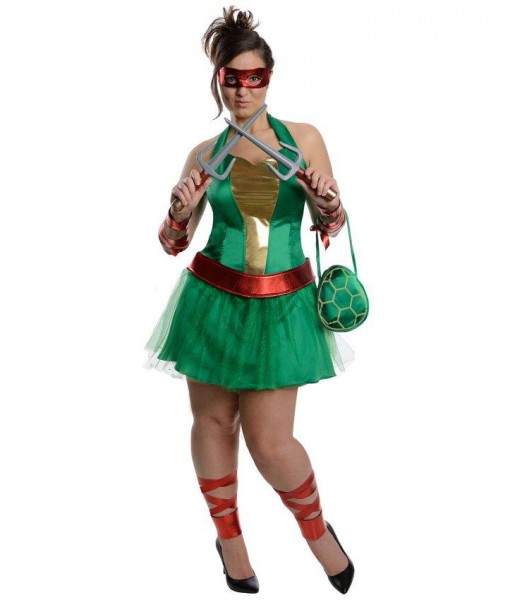 Teenage Mutant Ninja Turtles Raphael Adult Plus Dress