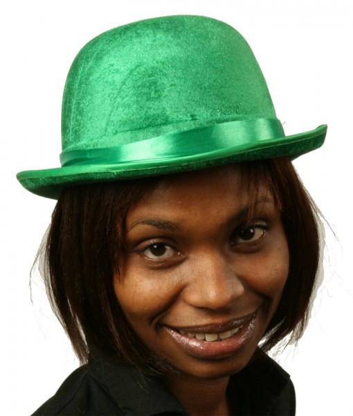Green Felt Derby Hat