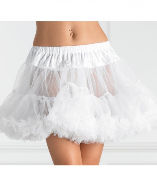 Tulle Petticoat (White) Plus Adult