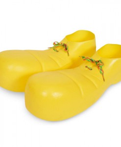 Yellow Plastic Clown Shoes