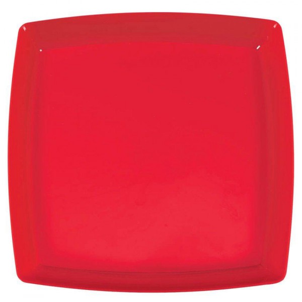 Red Premium Plastic Square Platter - Halloween Costume Ideas 2024