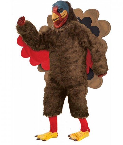 Tom the Turkey Mascot Adult Costume