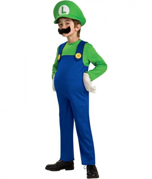 Super Mario Bros. - Luigi Deluxe Toddler / Child Costume