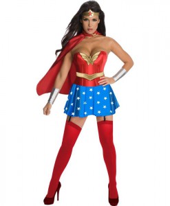 Wonder Woman Corset Adult Costume