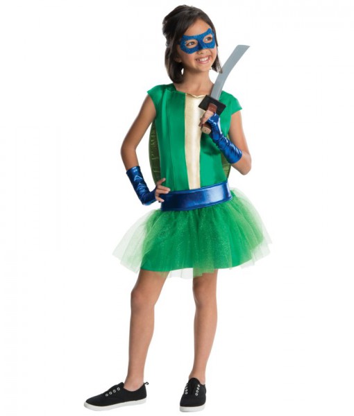 TMNT - Deluxe Leonardo Girl Tutu Kids Costume