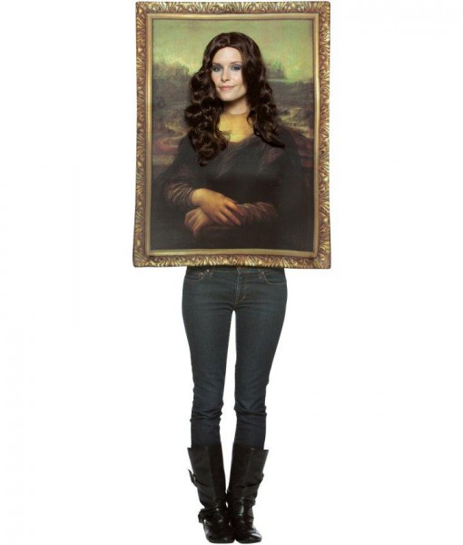 Mona Lisa Frame Adult Costume