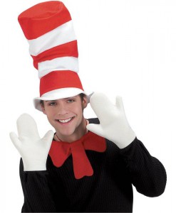 Dr. Seuss The Cat in the Hat Movie - The Cat in the Hat Mitts (Adult)
