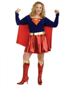 Supergirl Adult Plus Costume