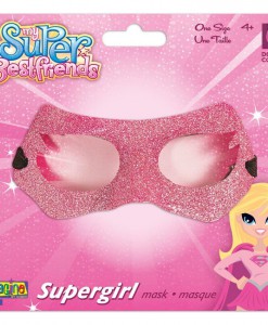 Supergirl Glitter Mask