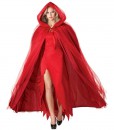 Devilish Red Adult Costume Cape