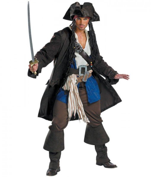 Pirates of the Caribbean - Captain Jack Sparrow Prestige Teen Costume