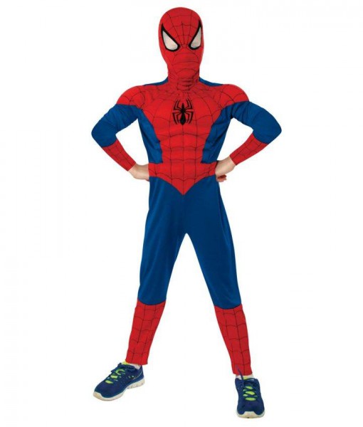 Ultimate Spider-Man Muscle Chest Kids Costume