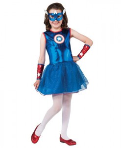 Marvel Captain America Girl Costume