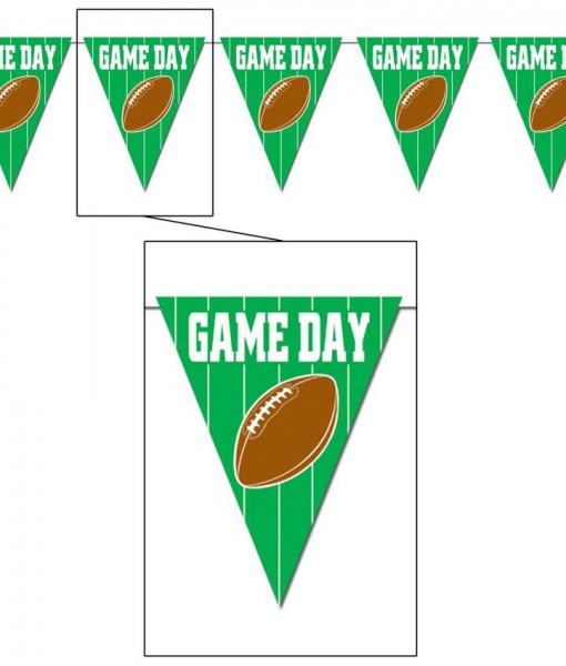 Game Day Football - Pennant Banner