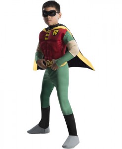 Teen Titans DC Comics Robin Muscle Chest Deluxe Toddler/Child Costume