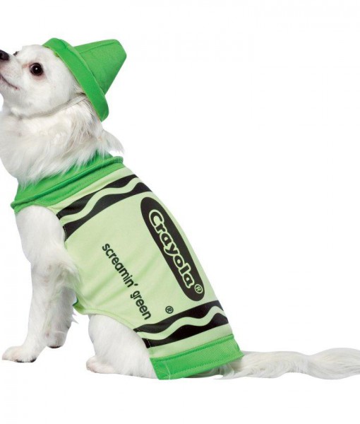 Crayola Green Crayon Pet Costume