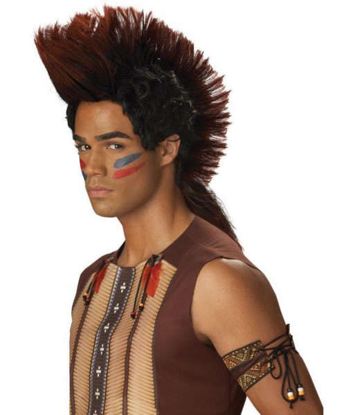 Indian Warrior Adult Wig