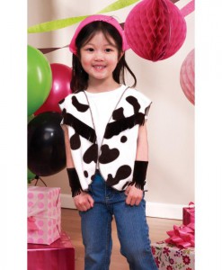 Cowgirl Vest and Wrist Cuffs Child