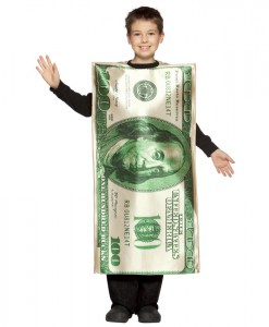 100 Bill Child Costume