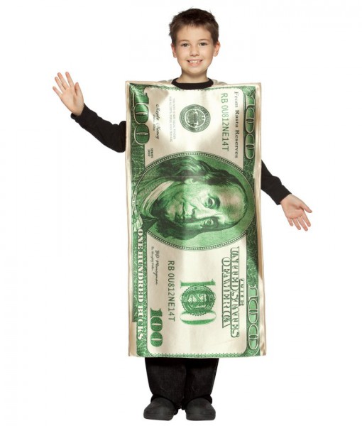 100 Bill Child Costume