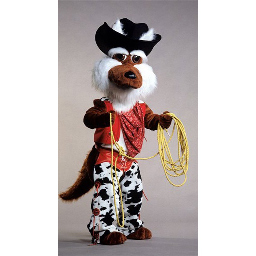 Coyote Cowboy Mascot Adult Costume - Halloween Costume Ideas 2024