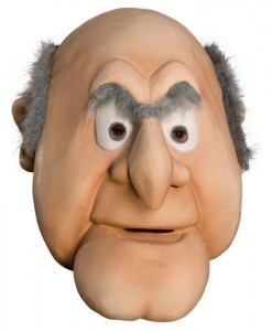 The Muppets Statler Overhead Latex Mask