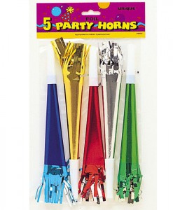 Foil Horns (5 count)